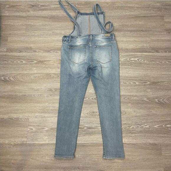 Miss Me Bib Jean Overalls Ankle Skinny Large L - Picture 10 of 13